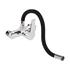 KITCHEN FAUCET WITH BLACK FLEXIBLE SPOUT