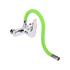 KITCHEN FAUCET WITH GREEN FLEXIBLE SPOUT