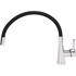 KITCHEN FAUCET WITH BLACK FLEXIBLE SPOUT