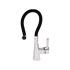 KITCHEN FAUCET WITH BLACK FLEXIBLE SPOUT