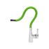 KITCHEN FAUCET WITH GREEN FLEXIBLE SPOUT