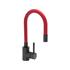 KITCHEN FAUCET BLACK FLEXIBLE RED