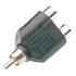 WE11127 Splitter RCA plug to 2 x RCA sockets