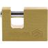 RECTANGULAR BRASS PADLOCK 50MM