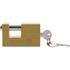 RECTANGULAR BRASS PADLOCK 75MM