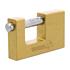 RECTANGULAR BRASS PADLOCK 90MM