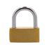 PLATED BRASS PADLOCK  35MM