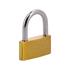 PLATED BRASS PADLOCK  35MM
