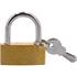 PLATED BRASS PADLOCK  40MM