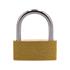 PLATED BRASS PADLOCK  50MM