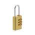 BRASS COMBINATION PADLOCK