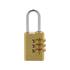 BRASS COMBINATION PADLOCK