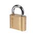 PADLOCK WITH 4 RING COMBINATION LOCK.