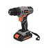 SET 20V :ANGLE GRINDER 125MM+DRILL 26NM