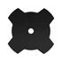 BRUSHCUTTER BLADE 4T 250MM / 25,4 MM