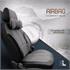 Premium VOYAGER GREY Linen Car Seat Covers With Neck Pillows    For Vauxhall ASTRA Mk III Estate 1991 1998
