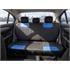 CHAMPION Style Seat Covers with Fixed Headrests (Black/Blue) For Citroen C ZERO 2010 Onwards
