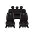 PLATINUM Style Seat Covers (Black/Red) For Citroen C ZERO 2010 Onwards