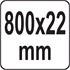 HEXAGONAL WRECKING BAR 800 X 22 MM