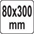 F CLAMP 300x80MM