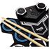 PDT RockJam Roll Up Bluetooth Drum Kit with Built in Battery & Drumsticks