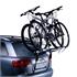 Thule ClipOn High 9106 silver rear mounted bike rack   2 bikes