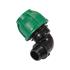 PIPE CONNECTOR PP 90° GZ 32MM x 3/4"