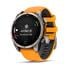 Garmin Fenix 8 Smartwatch 47mm AMOLED in Titanium with Spark Orange Strip