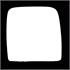 Right Stick On Wing Mirror Glass for Renault TRAFIC III Van, 2014 Onwards
