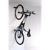 Wall mounted bike hook
