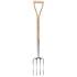 Draper 99011 Stainless Steel Border Fork with Ash Handle