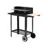 CHARCOAL GRILL WITH SHELF 48,5X26CM
