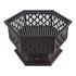 GARDEN STEEL FIRE PIT WITH GRILL 70X60CM