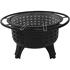 STEEL FIRE PIT WITH GRILL 57CM
