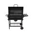 CHARCOAL GRILL WITH LID, GRID 71X35 CM