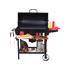 CHARCOAL GRILL WITH LID GRATE 71X34,5CM