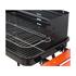 CHARCOAL GRILL W/ SHELVES GRATE 53X33CM