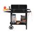 CHARCOAL GRILL WITH SHELF 48X26,5CM