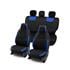 CHAMPION Style Seat Covers with Fixed Headrests (Black/Blue) For Citroen C ZERO 2010 Onwards