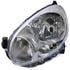 Left Headlamp (Single Reflector, Halogen, Takes H4 Bulb, Supplied Without Motor, Original Equipment) for Nissan MICRA IV 2011 2013
