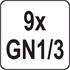 COOLING TOP DISPLAY 9x1/3 GN
