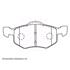 Blueprint Front Brake Pads (Full set for Front Axle)   ADM54273