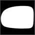 Left Stick On Wing Mirror Glass for Toyota PRIUS 2009 Onwards