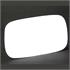 Left Stick On Wing Mirror glass for Saab 9 3, 1998 2003