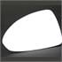 Left Stick On Wing Mirror Glass for OPEL CORSA D, 2006 2014