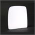Left Stick On Wing Mirror Glass (upper glass) for Fiat SCUDO Flatbed, 2007 Onwards