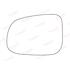Left Stick On Wing Mirror Glass for VOLVO V50, 20102012