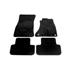 Luxury Tailored Car Floor Mats in Black for Audi A4 Avant  2008 2015   2 Clip Version   Clips In Drivers Only
