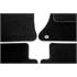 Tailored Car Floor Mats in Black for Audi A4 Avant 2008 2015   2 Clip Version   Clips In Drivers Only
