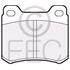 APEC Rear Brake Pads (Full set for Rear Axle)   BRP0405